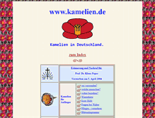 Tablet Screenshot of kamelien.de